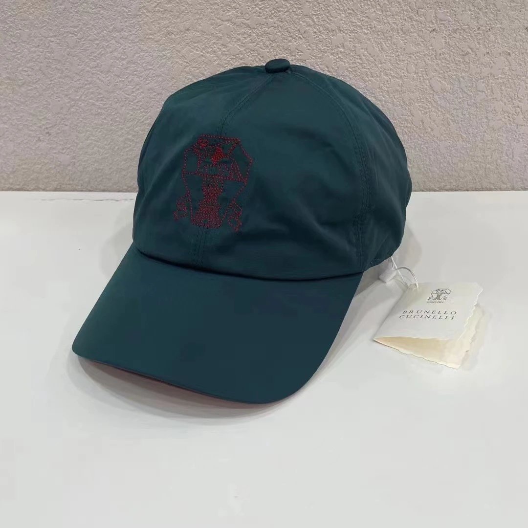 Brunello Cucinelli Hats Embroidered Baseball Cap image 3