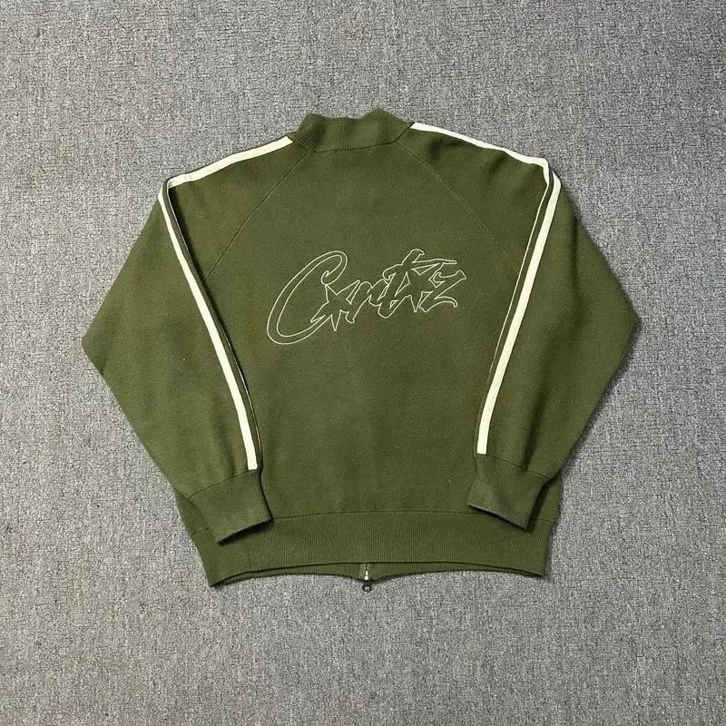 Corteiz Black Script Logo Track Jacket