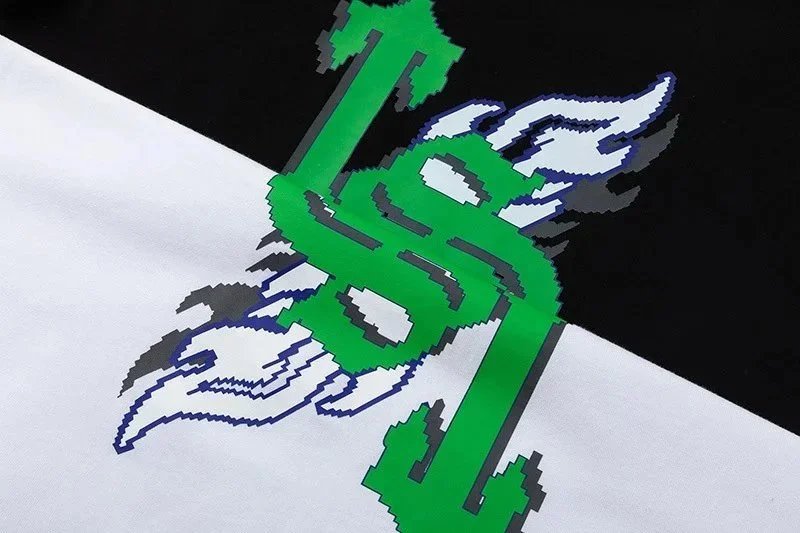 IS Secret Green Logo White Black Streetwear T-Shirt