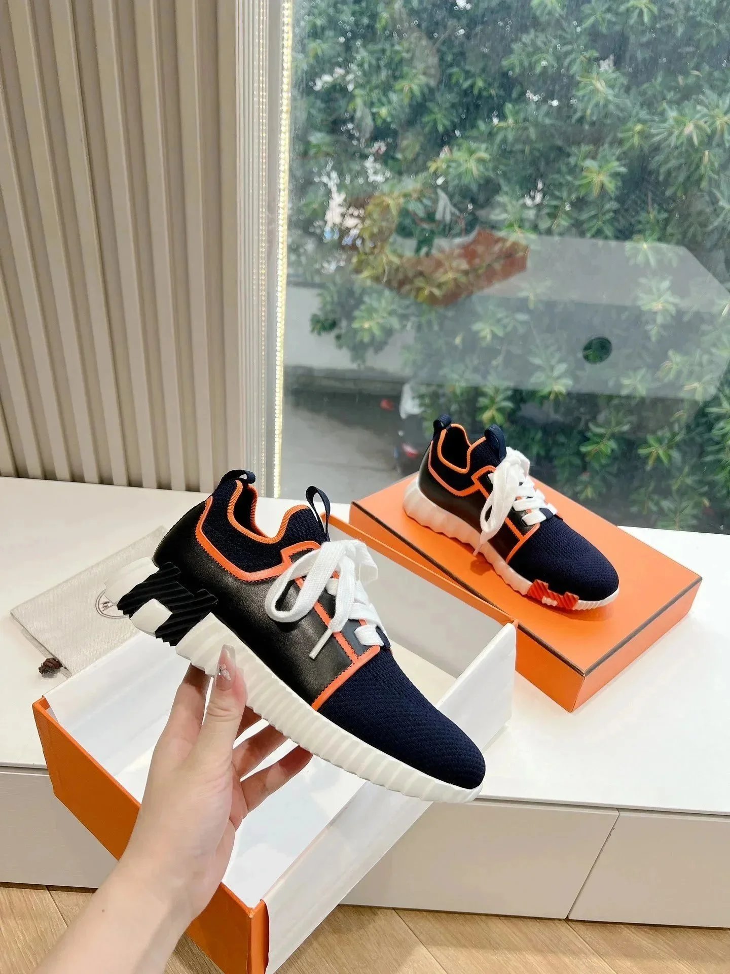 Hermès Sneakers Bouncing knit high-top — Figure 15