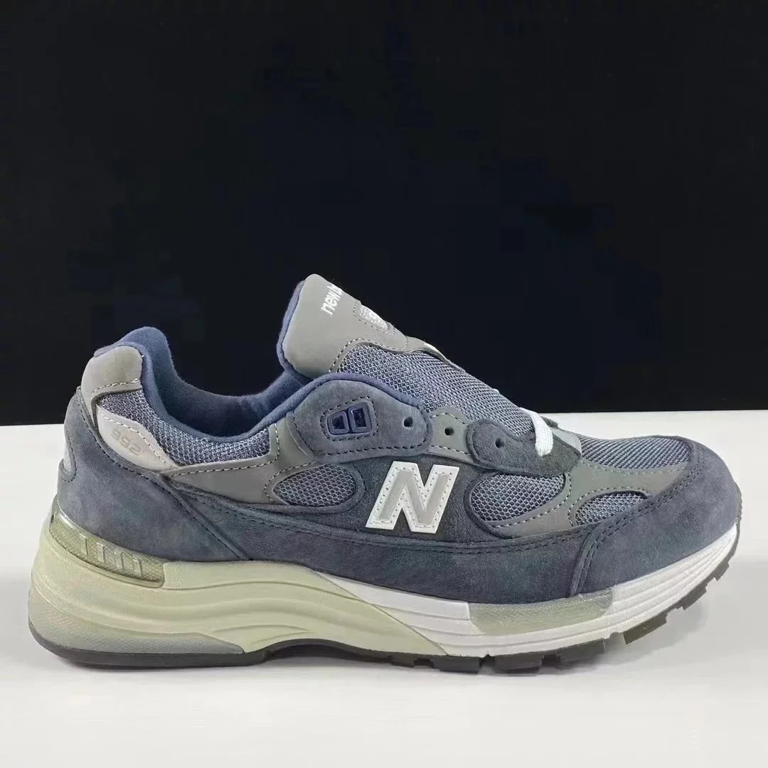 New Balance 993 Grey Olive White Retro Running Sneakers