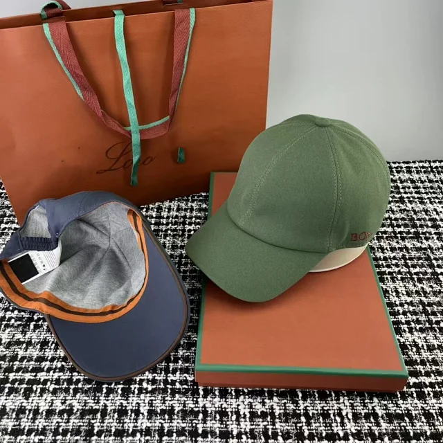 BOSS Hats Six-Panel Baseball Cap with Side Wordmark product detail image 5