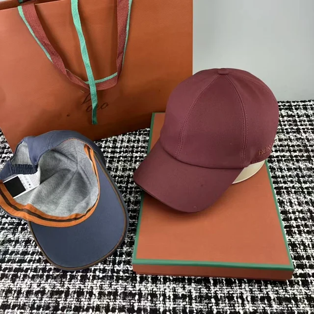 BOSS Hats Six-Panel Baseball Cap with Side Wordmark product detail image 4