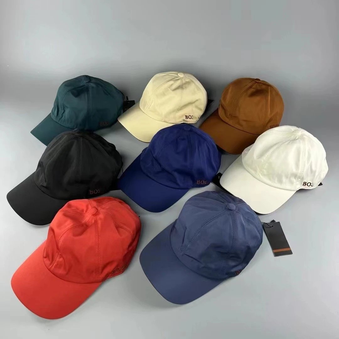 BOSS Classic Snapback Cap Navy Blue Casual Baseball Hat