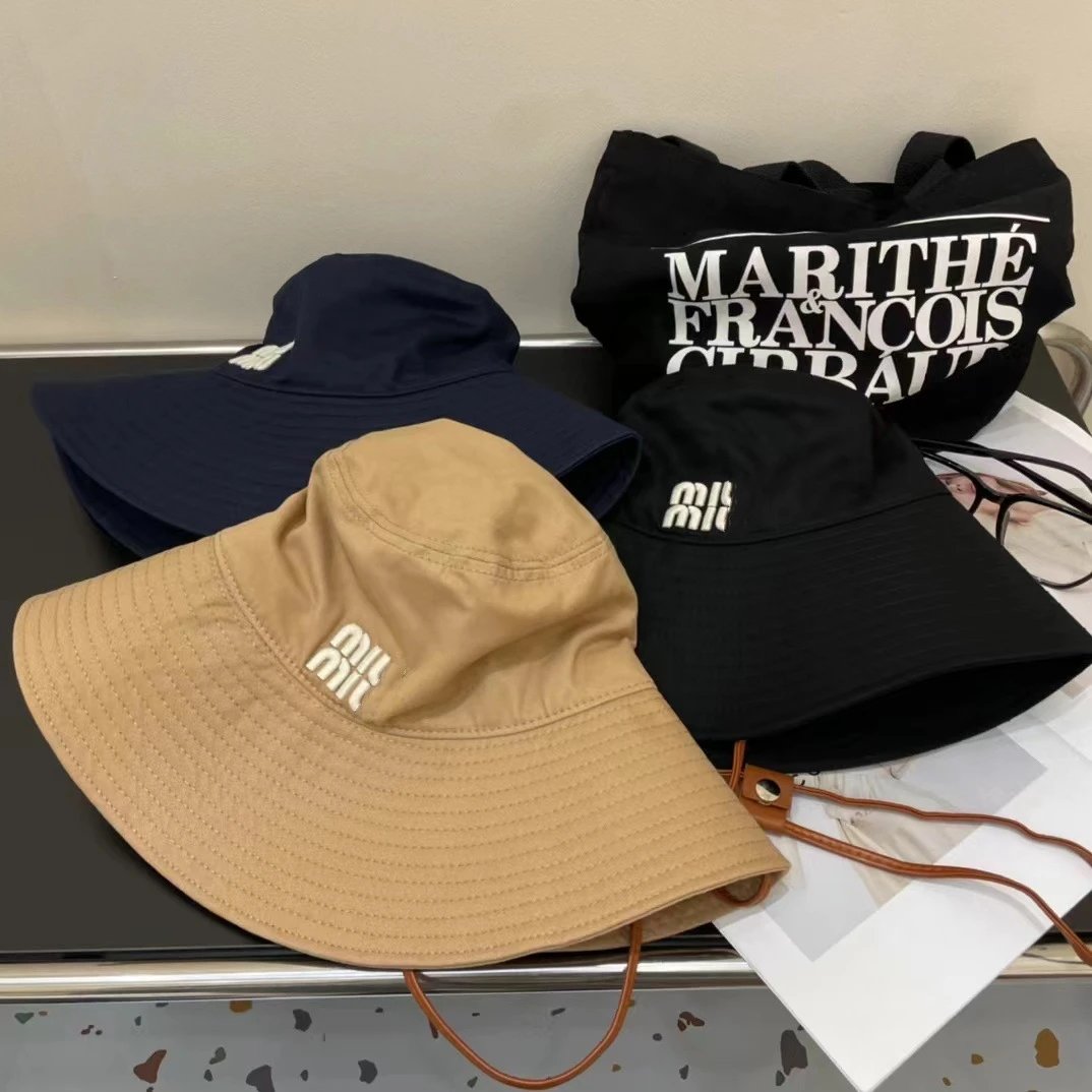 Miu Miu Bucket Hat Beige Casual