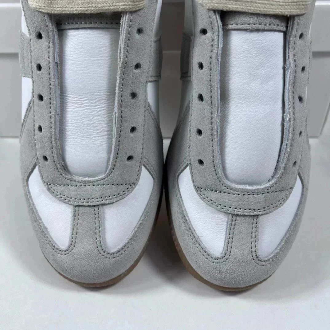 Maison Margiela Replica White Suede Leather Casual Sneakers