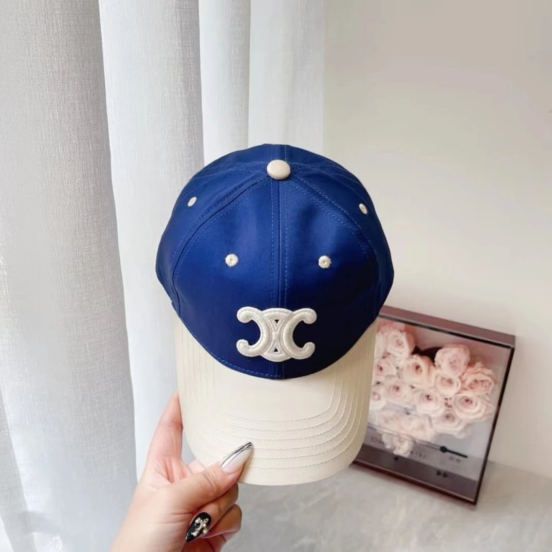 CELINE Hats Triomphe Logo Baseball Cap image 5