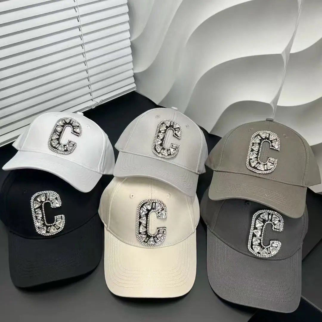 Chanel Hats Rhinestone C Letter Baseball Cap image 1