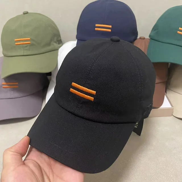 Unbranded Hats Embroidered Double-Bar Baseball Cap product detail image 8