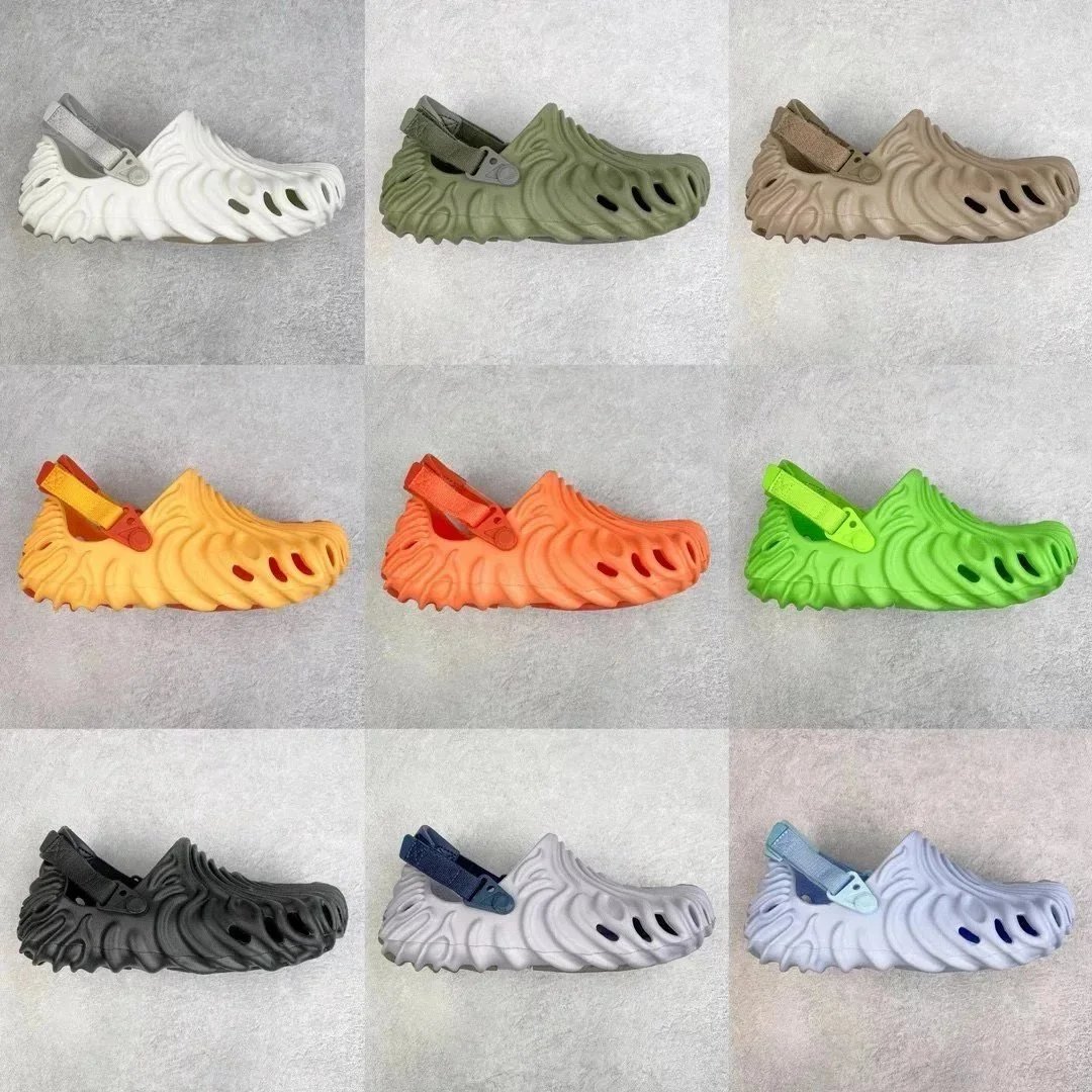 Waveform Clog White Olive Beige Yellow Orange Green Black Gray Light Blue Casual Slip-On