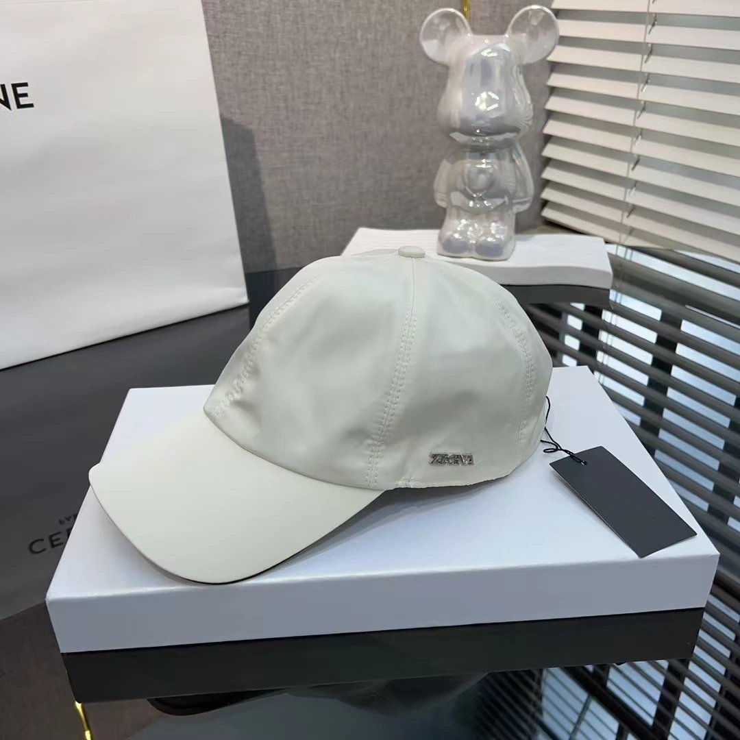 Zegna Baseball Cap Navy Black Brown White Beige Casual