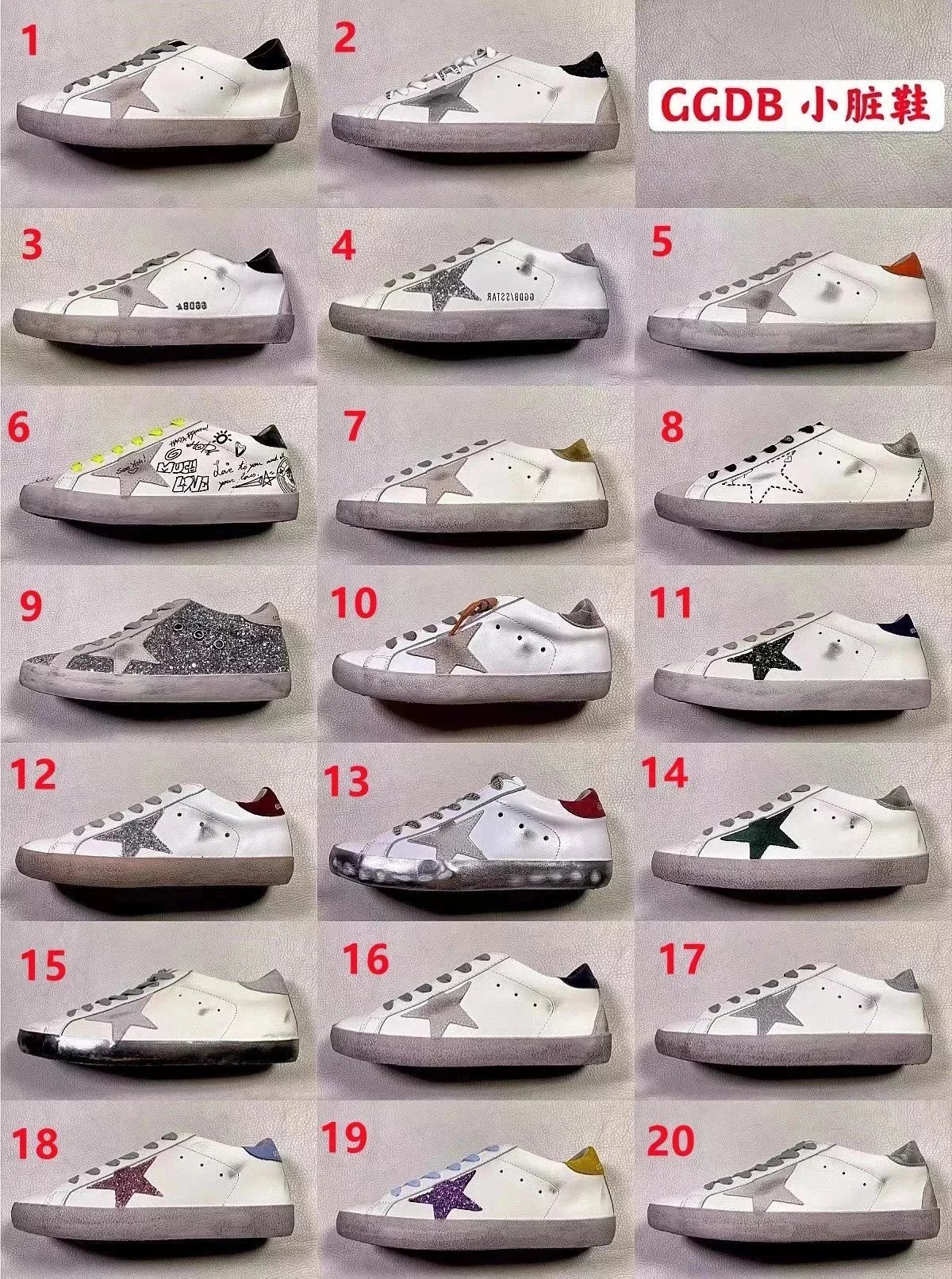 Golden Goose Superstar White Distressed Sneakers