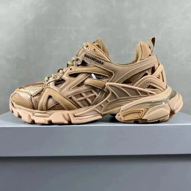 Balenciaga Sneakers Track 2.0 — Coffee color