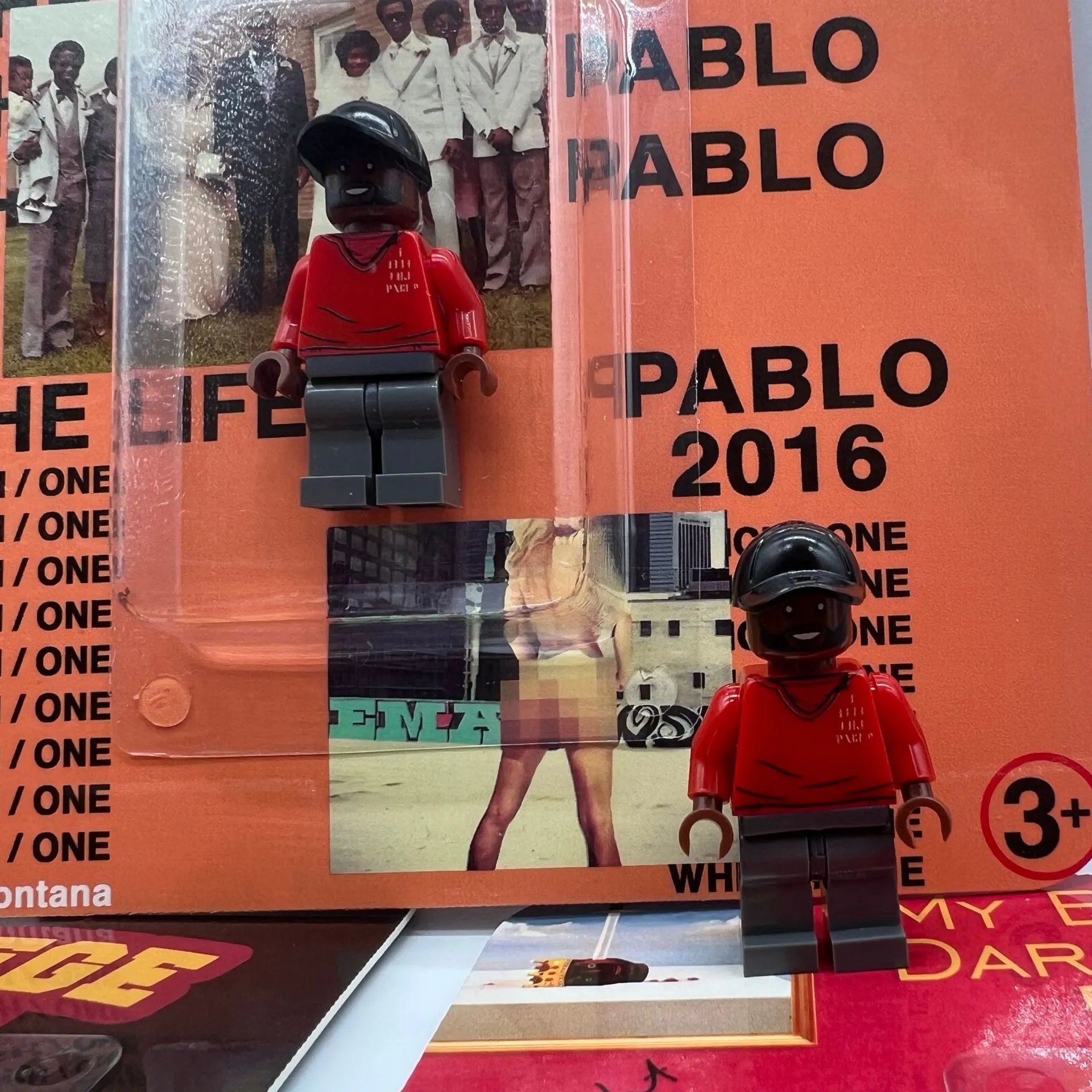 Spotify The Life Of Pablo Orange Music Coaster