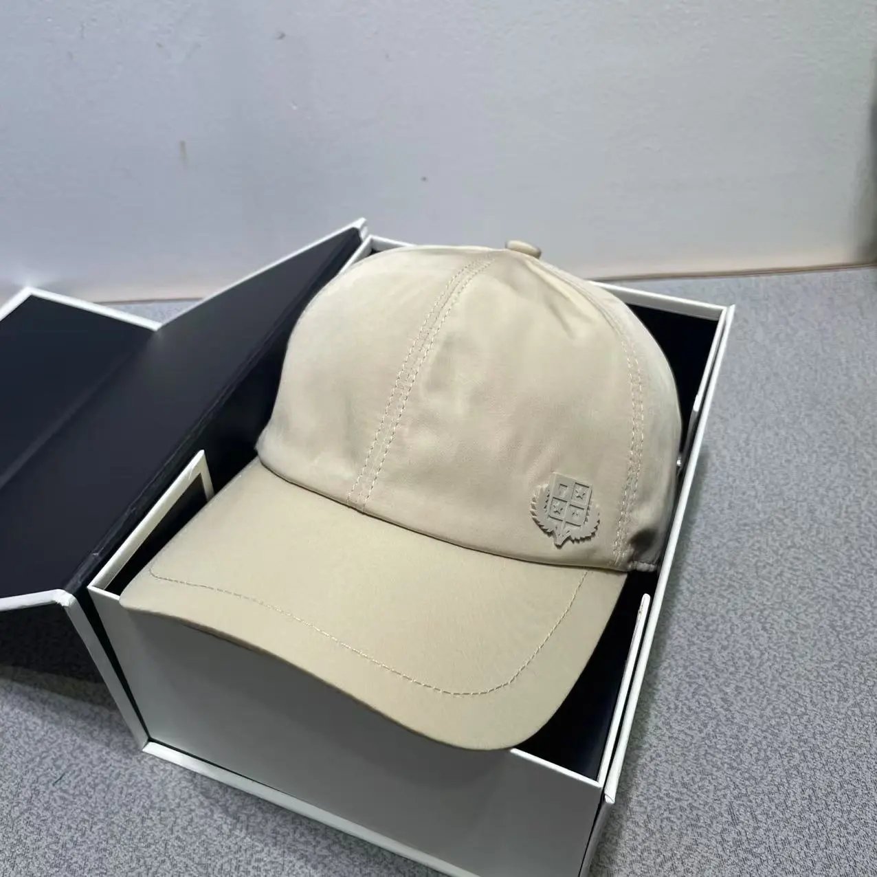 Unbranded Six-Panel Cap Navy Teal Black Ivory Classic Baseball Hat