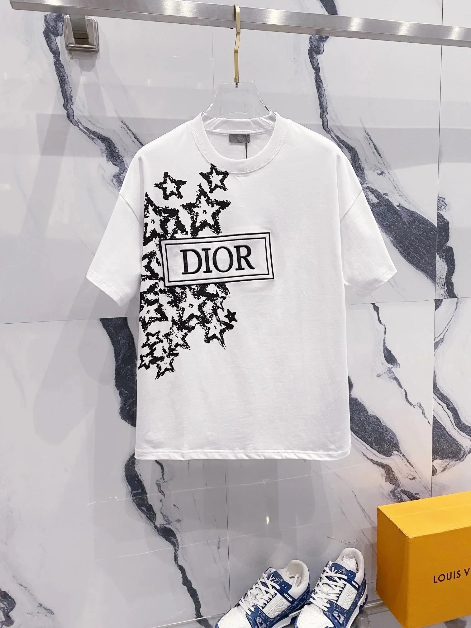 Dior T-Shirts Logo and Oblique Print — 09