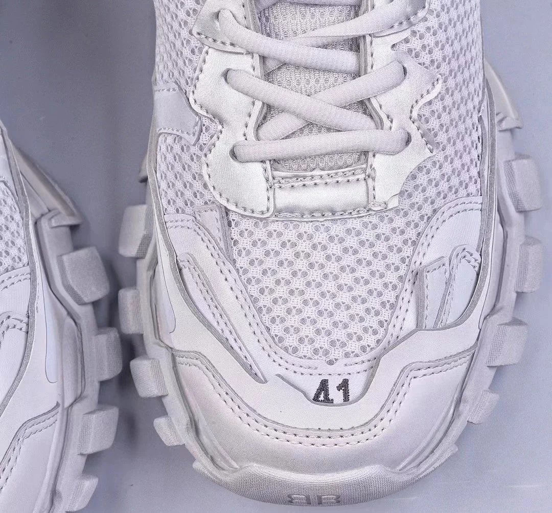 Balenciaga Track White Mesh Chunky Sneakers