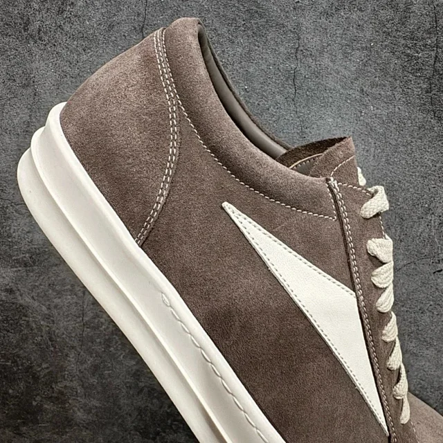 Unbranded Sneakers Low-Top Suede with Contrast Side Panel product detail image 16