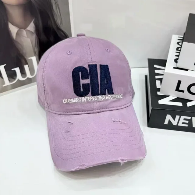 Unbranded Hats CIA Embroidered Distressed Baseball Cap product detail image 8