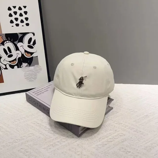 Polo Ralph Lauren Hats Metal polo-player emblem baseball cap product detail image 6