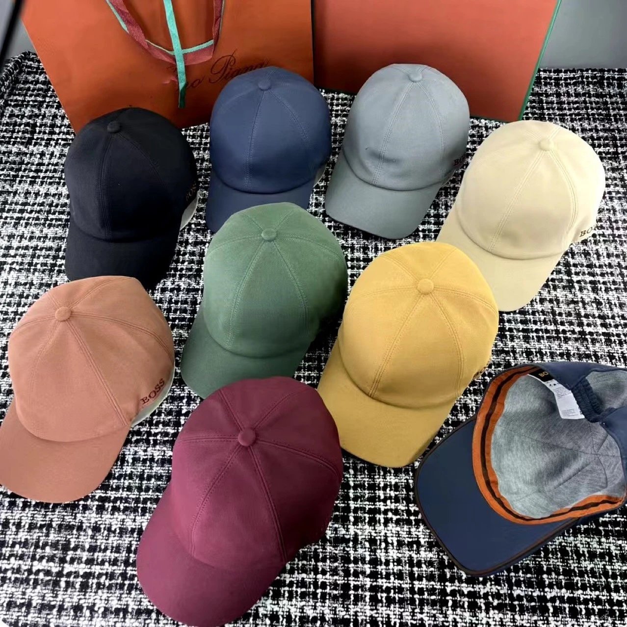 BOSS Hats Six-Panel Baseball Cap with Side Wordmark image 2