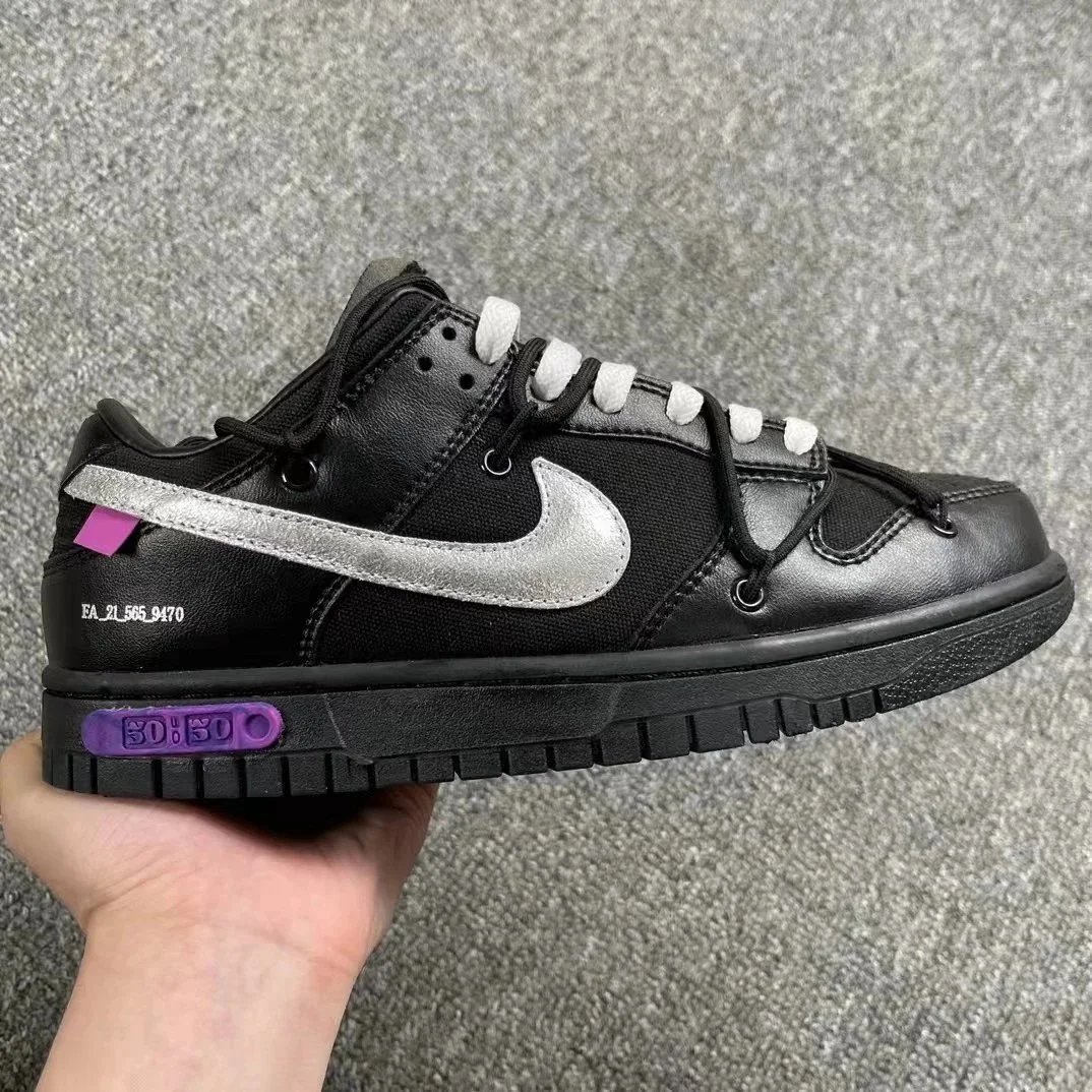 Nike Dunk Low Off-White Multi-Color Deconstructed Sneakers