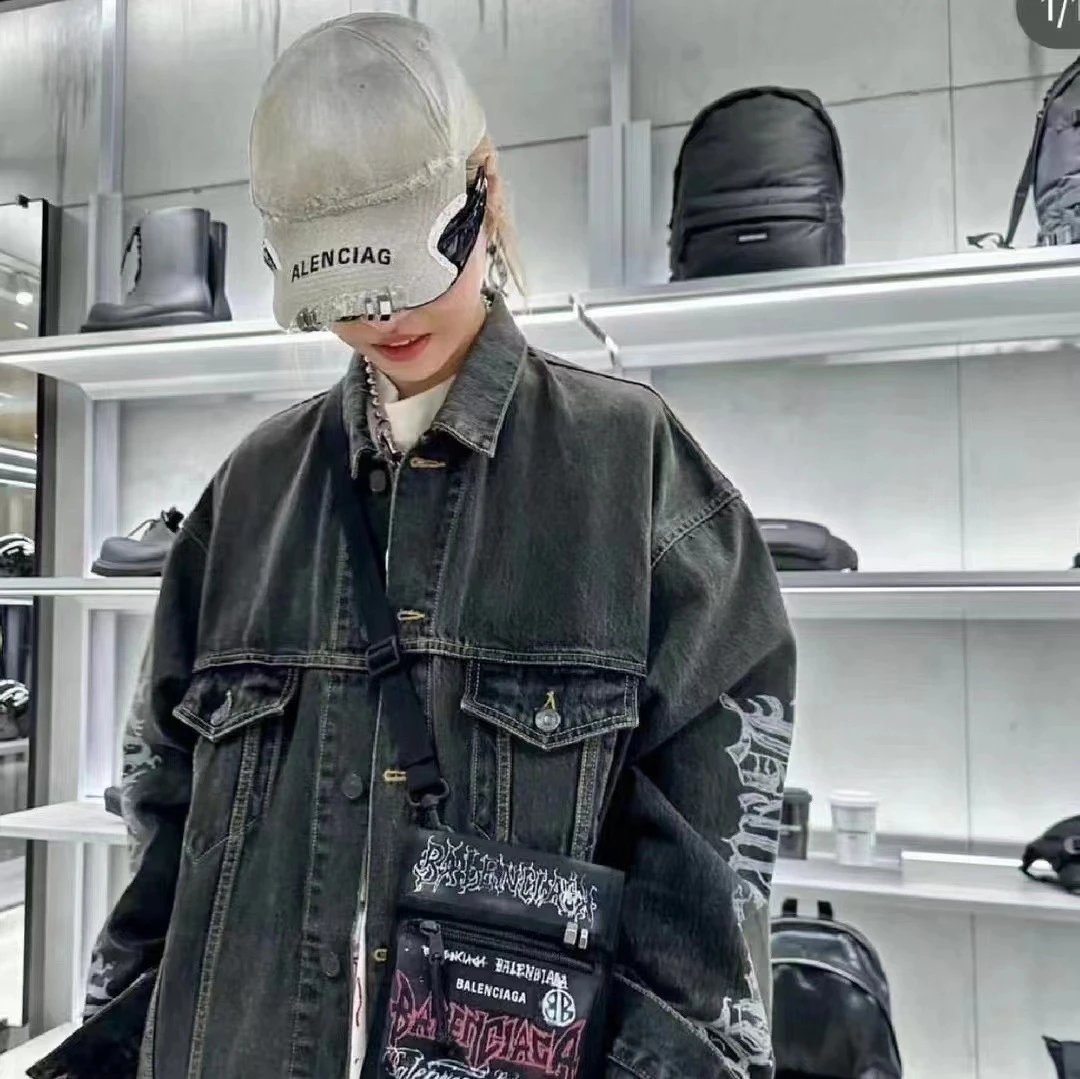Balenciaga Explorer White Distressed Cap