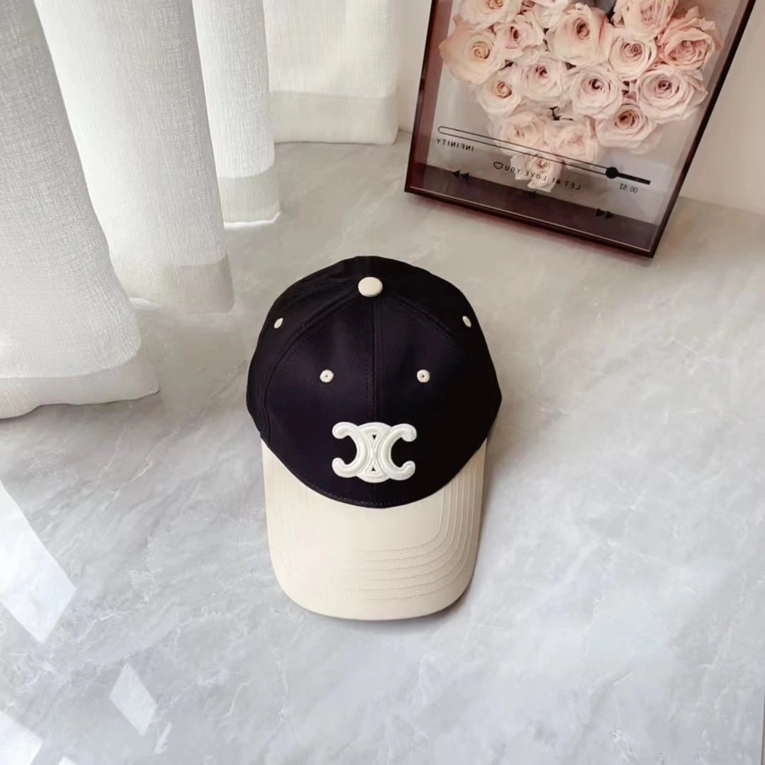 CELINE Hats Triomphe Logo Baseball Cap image 3