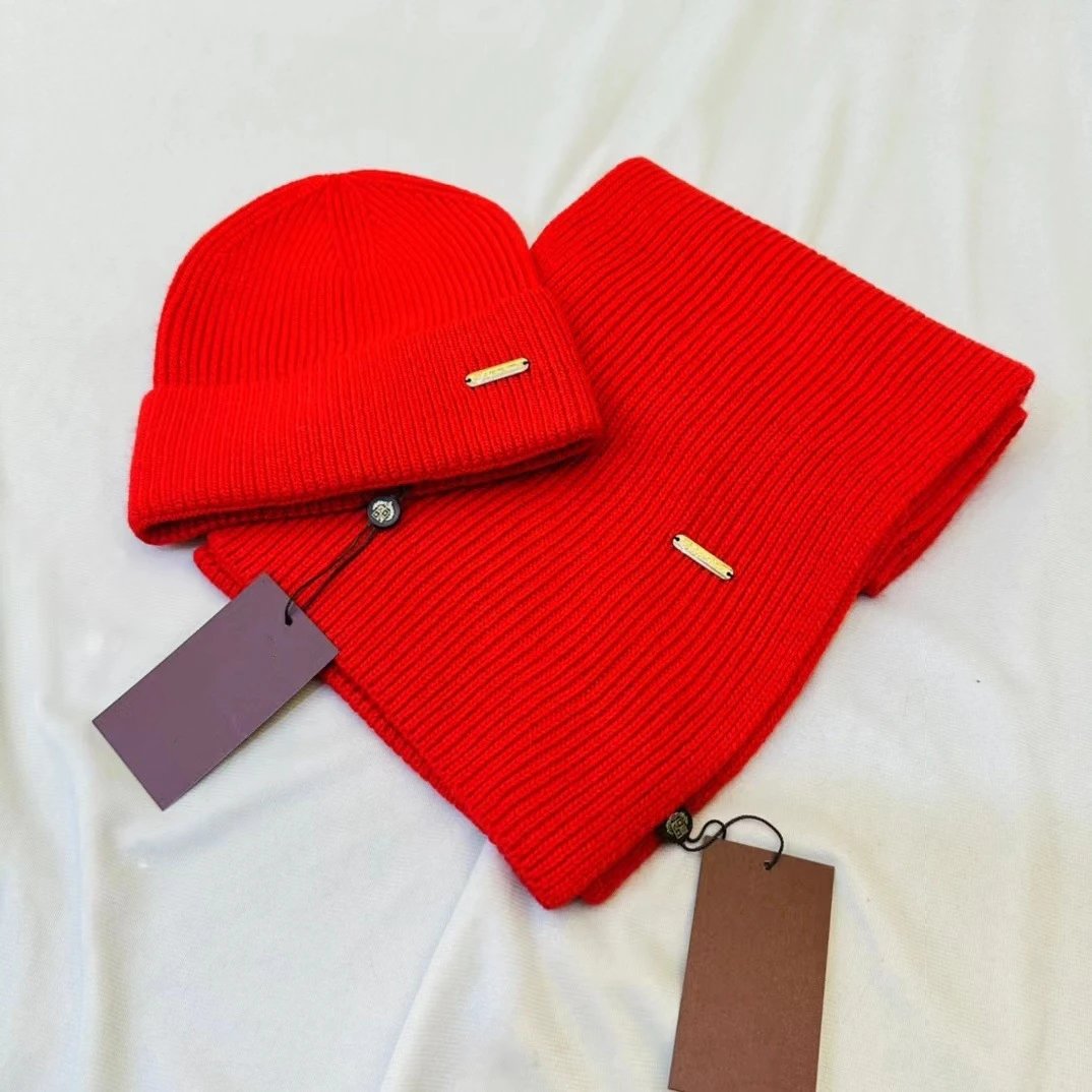 Ribbed Knit Beanie Hat Brown Red Gray White Black Cream Minimalist