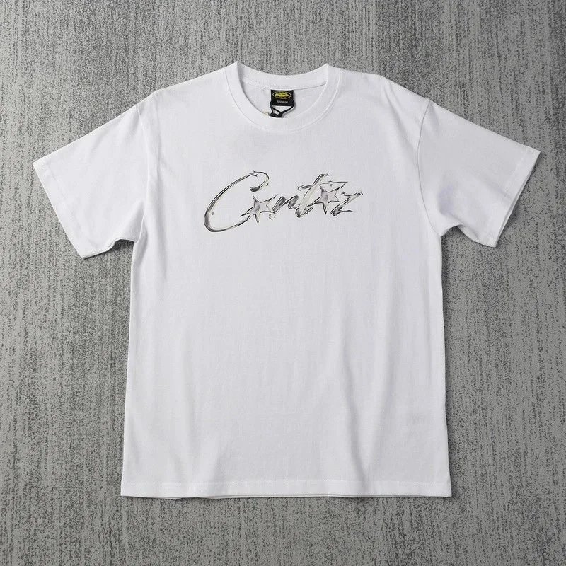 Cuntz Graphic Print White Black Streetwear T-Shirt