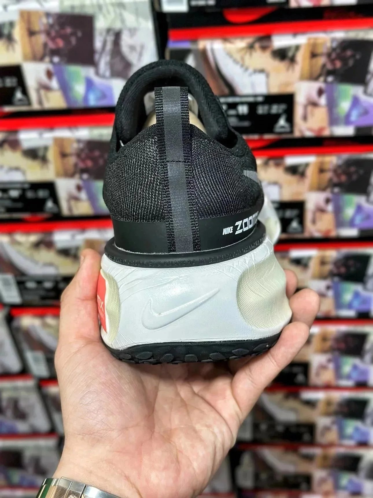 Nike ZoomX Black White Running Shoes