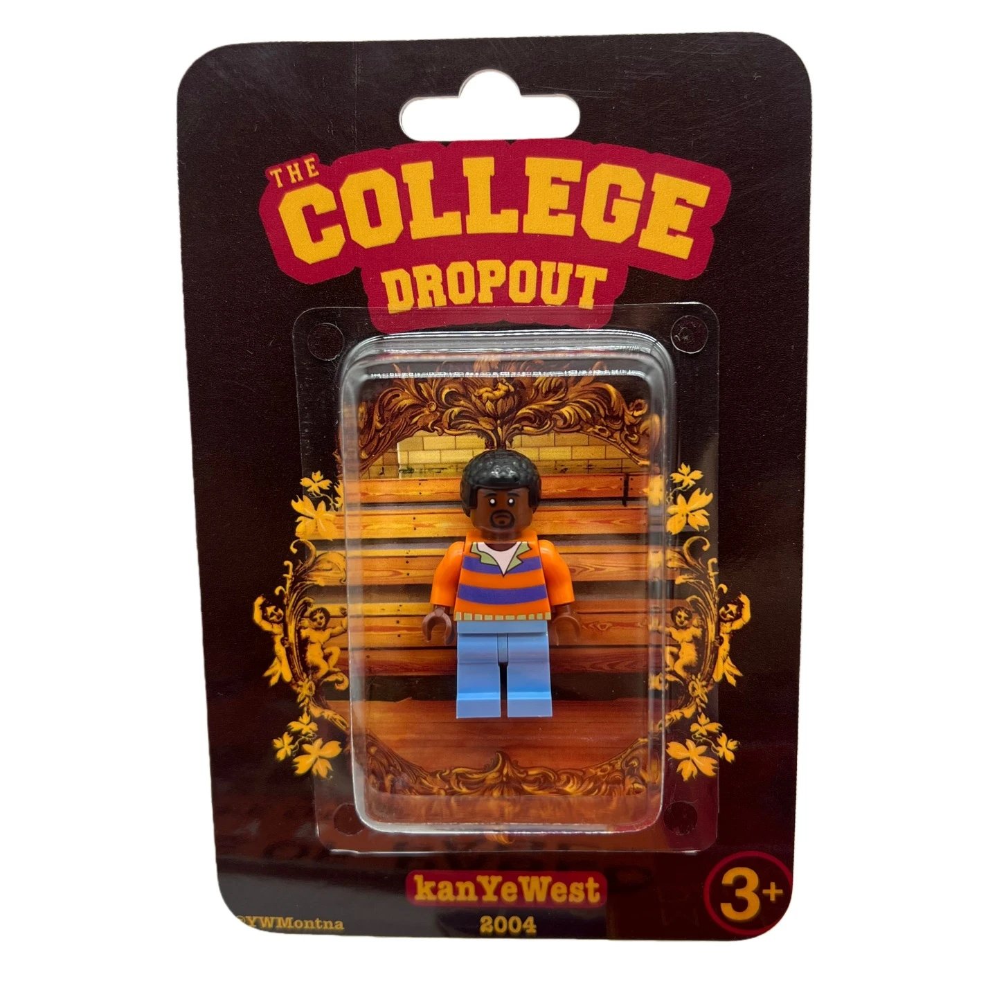 Kanye West Graduation Bear Collectible Card Black Vintage Style