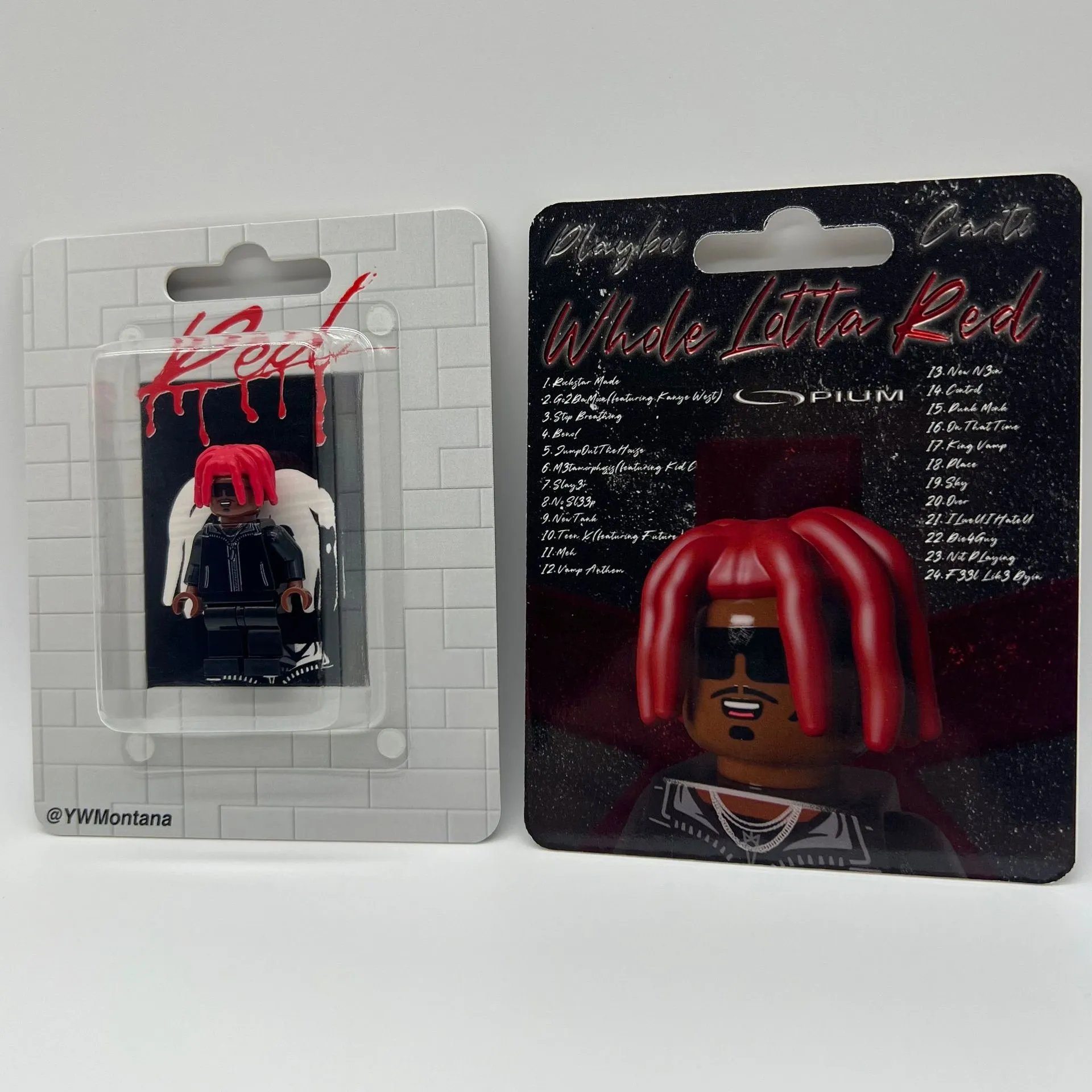 Playboi Carti Whole Lotta Red Red Hair Collectible Minifigure