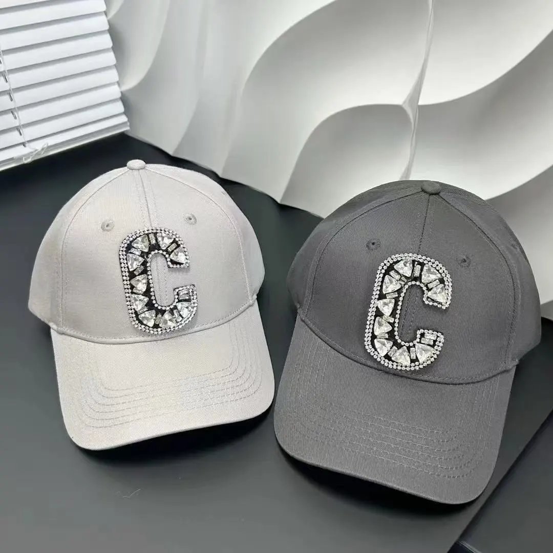 Chanel Hats Rhinestone C Letter Baseball Cap image 2
