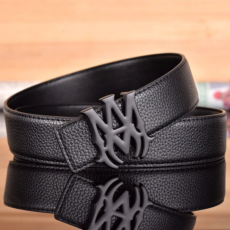 Leather Belt Black Gothic Style