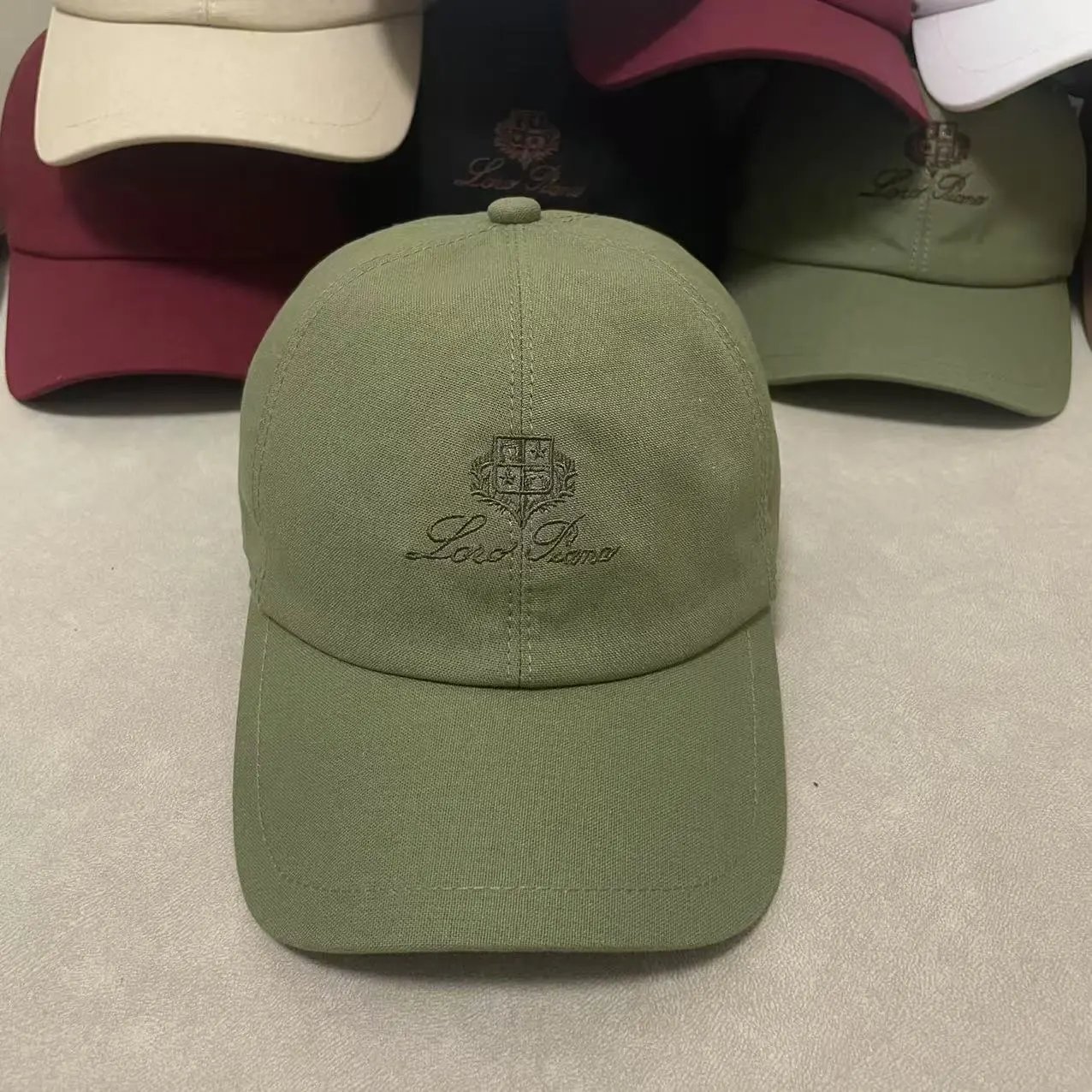 Loro Piana Hats Embroidered Crest Baseball Cap image 5