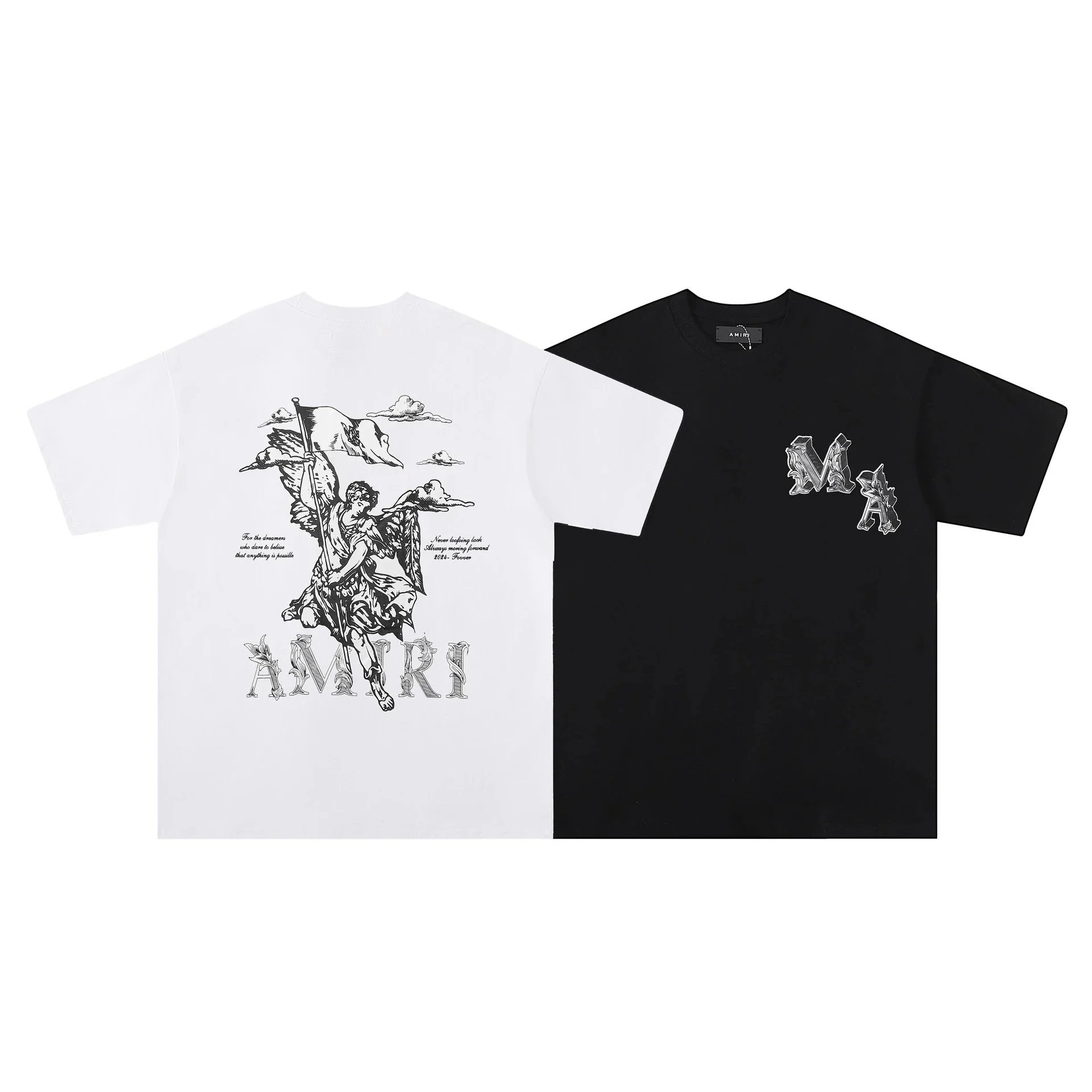 Amiri AMIRI Black Graphic Print T-Shirt