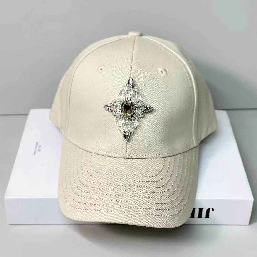 Unbranded Hats Rhinestone Cross Baseball Cap image 5