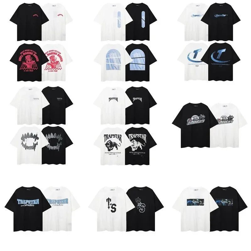Trapstar Graphic Print Black White Streetwear T-Shirt