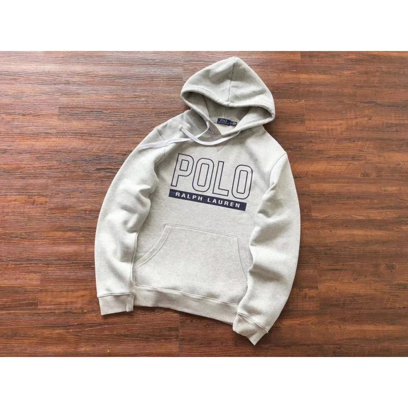 Ralph Lauren Hoodies & Sweatshirts Polo Bear Graphic Pullover Hoodie — L045 Gray