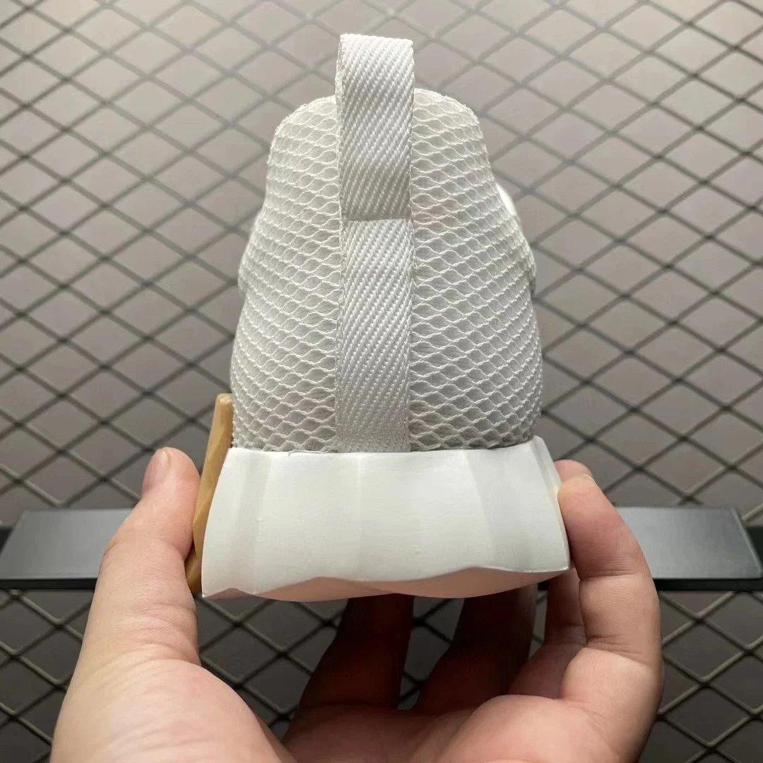Hermès H-Ride White Beige Mesh Sneakers