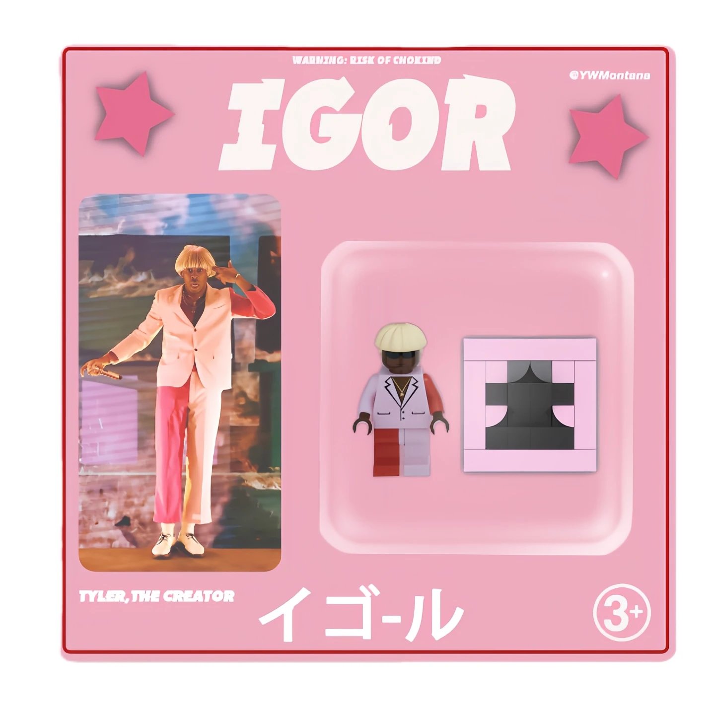 IGOR Mini Figure Pink Collectible Toy