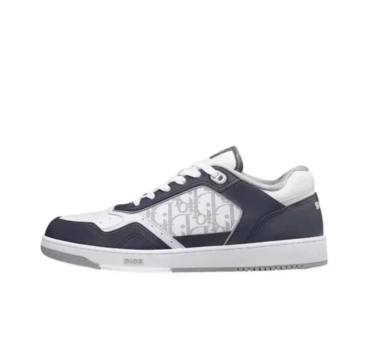 Dior Sneakers B27 Low-Top Oblique — White and blue