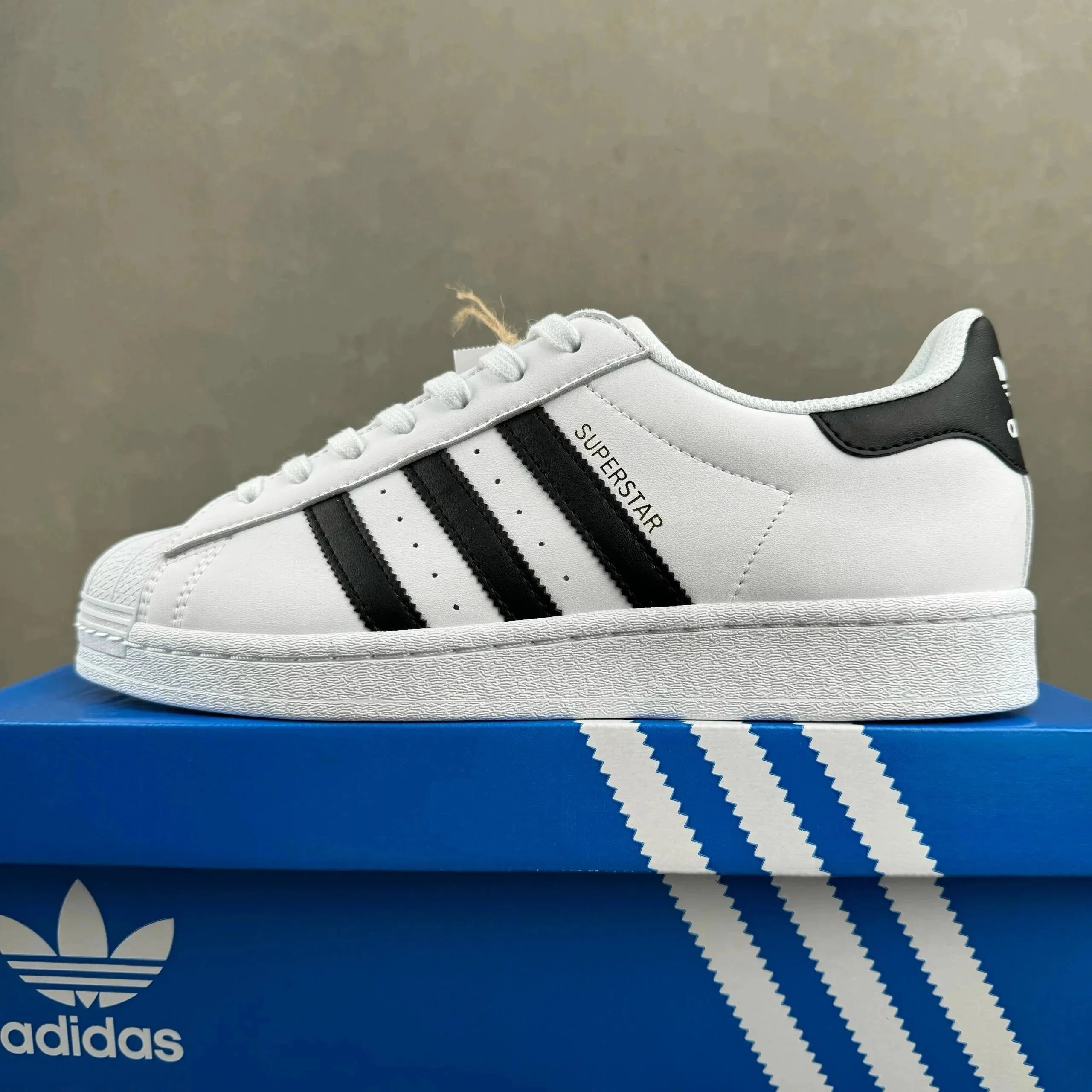 Adidas Superstar White Black Classic Sneakers