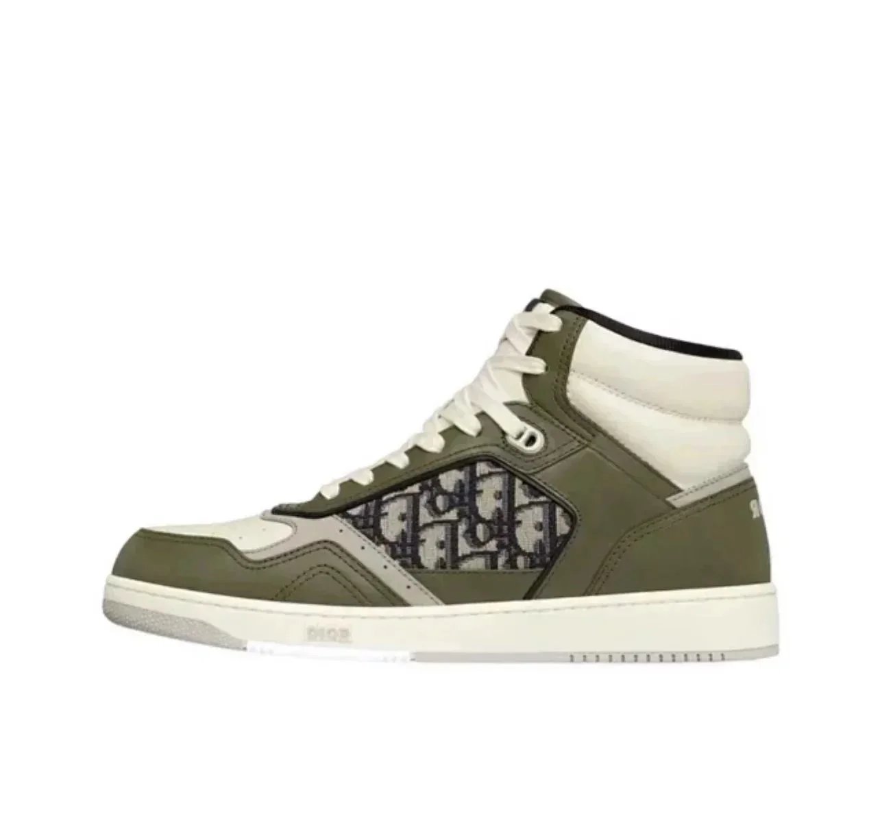 Dior Sneakers B27 Low-Top Oblique — Black and white high-top