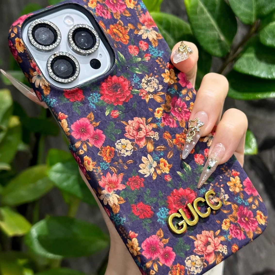 Gucci Floral Purple Vintage Print Phone Case