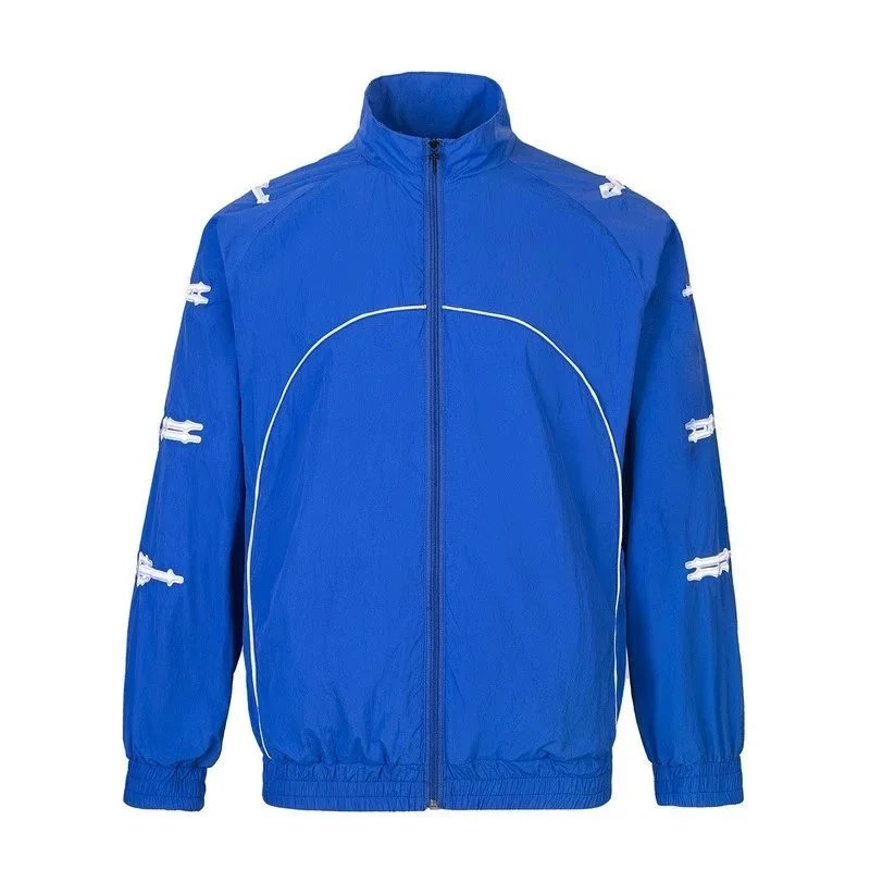 Sportswear Track Jacket And Pants Set Blue Purple Light Blue Black Athletic