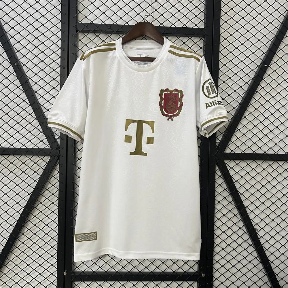 A Bathing Ape Football Jerseys Inter Miami CF camouflage jersey — 2526 Bayern 125th Anniversary Edition White