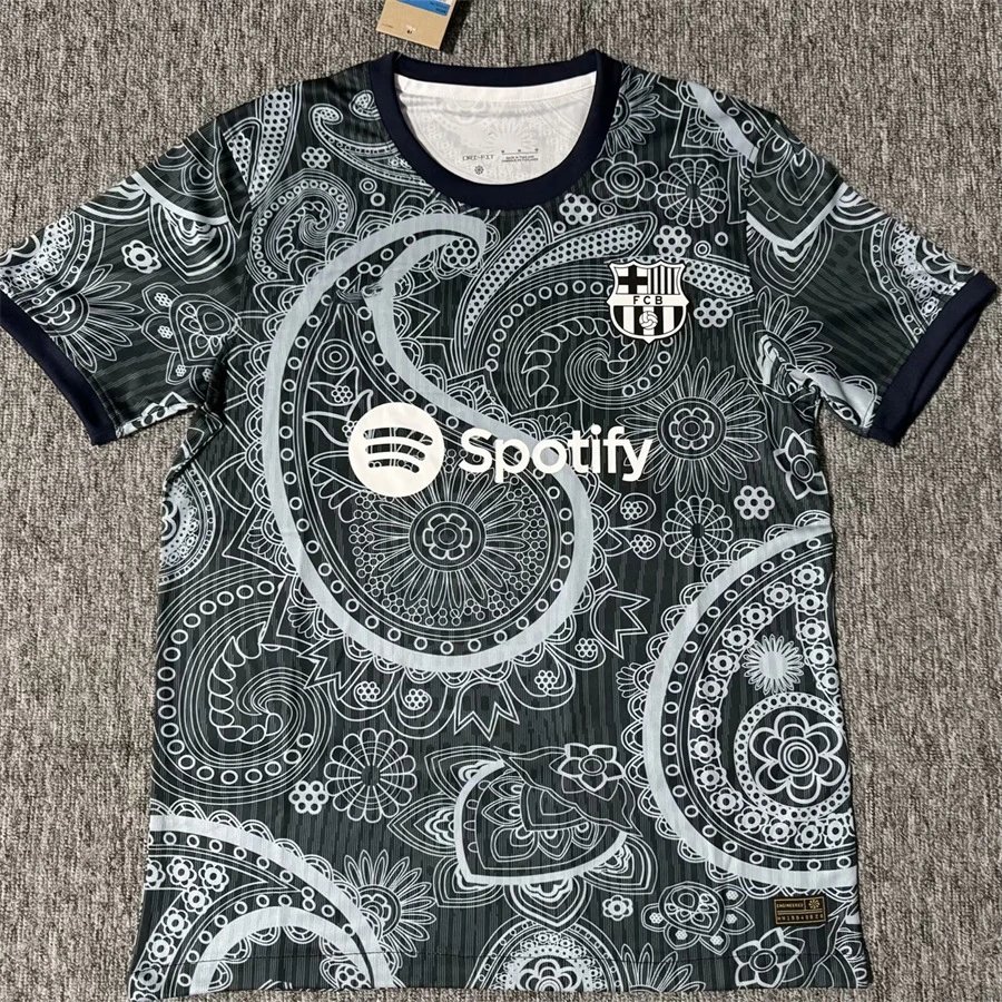 FC Barcelona Football Jerseys Assorted short-sleeve jersey designs — 2425 Barcelona Gray Gossip