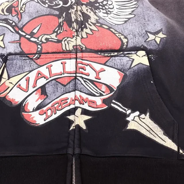 Valley Dreams Eagle Graphic Zip Hoodie and Sweatpants product detail image 26